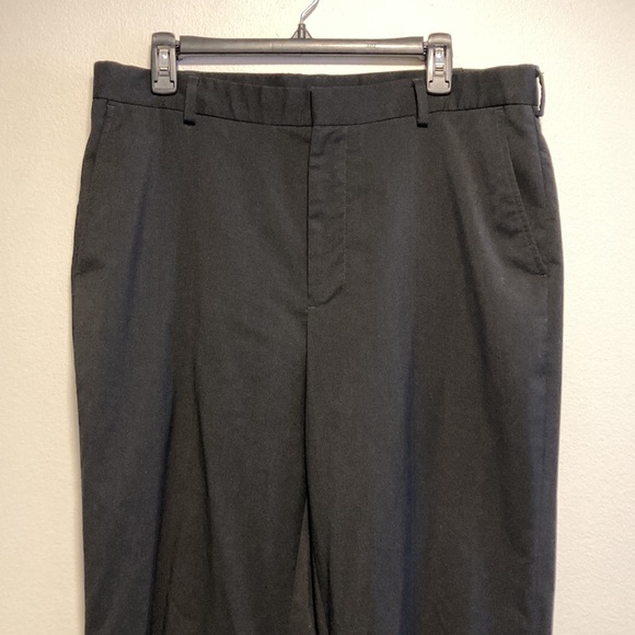 JF J.Ferrar Dress Pants, Straight Leg Black Business Slacks, 36 Waist, 34 Length - Picture 3 of 6